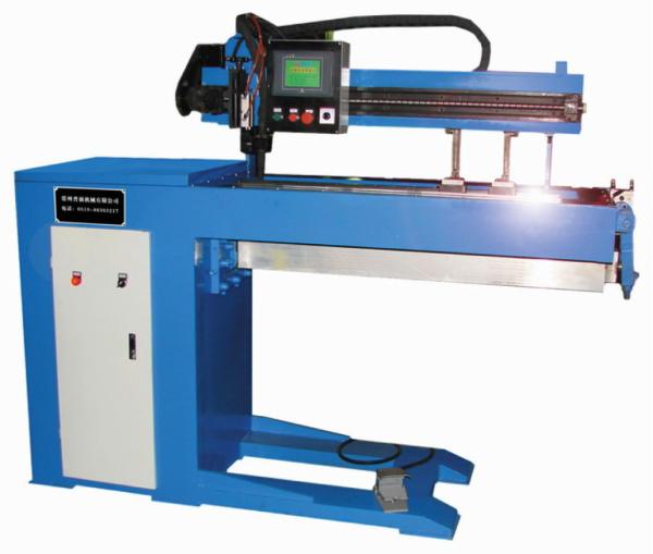 3000mm Length Automatic Seam Welding Machine / Straight Long Seam Welding Machine
