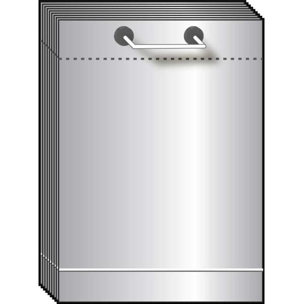 Bolsa de plástico poliesférico de LDPE con trenzas personalizadas para envío interno y envío postal