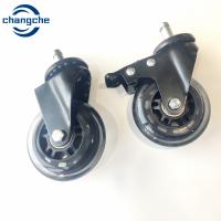 50kg Load Capacity Threaded Stem Swivel Castor Wheels With Ball Bearing