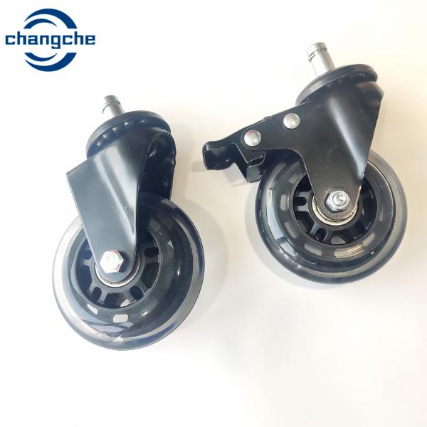 50kg Load Capacity Threaded Stem Swivel Castor Wheels With Ball Bearing
