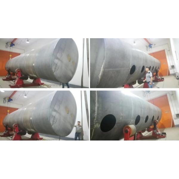 Mechanical Suspension Fuel Tanker Semi Trailer , Crude Oil Tanker Trailer