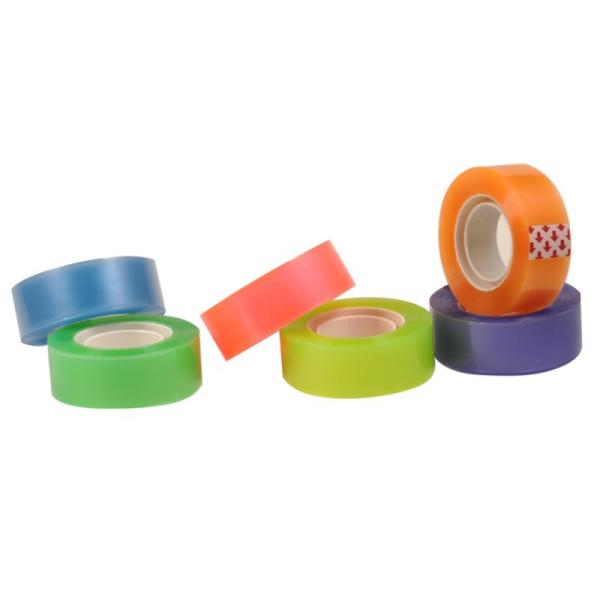 Colorful BOPP Stationery Tape Company Logo Printing For Gift Packing