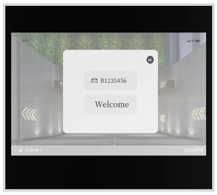 Киоск парковочных билетов с QR-кодом NFC-картой для парковки