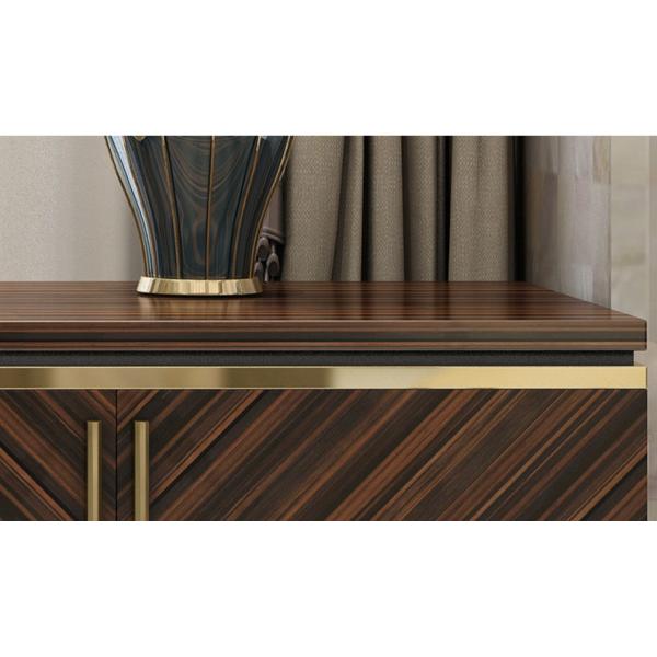 Modern Wooden Narrow Sideboard Cabinet