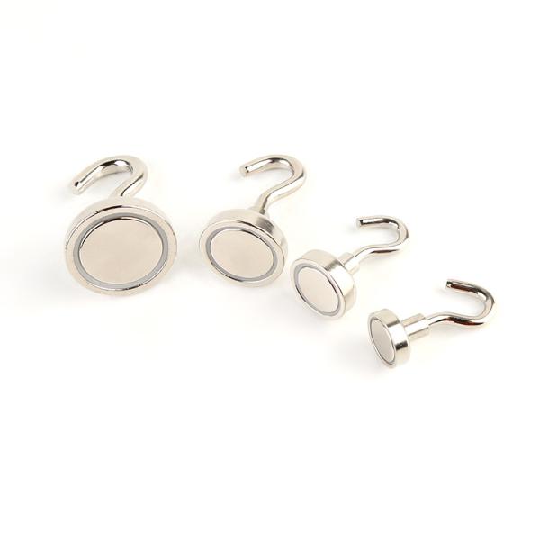 Powerful Heavy Duty Magnetic Hooks N35 Neodymium For Holding