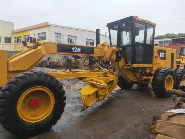                  Used High Quality Road Construction Motor Grader Cat 12h, Caterpillar Effective Grader 12h on Promotion with Free Spare Parts             