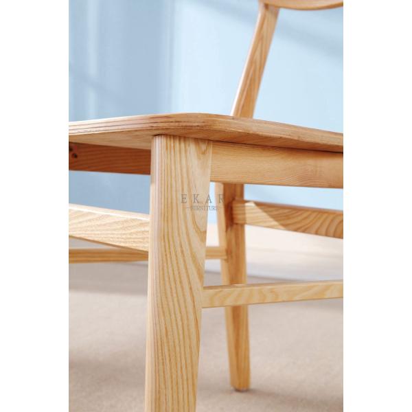 Simple Style Solid Ash Wood Modern Wooden Dining Room Chair