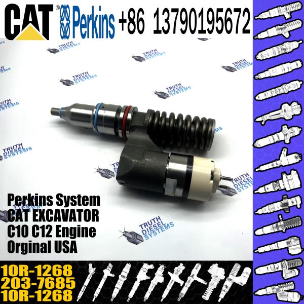 C10 C12 Engine CPT372 EXCAVATOR Fuel Injector 2037685 10R1268 203-7685 10R-1268 For CAT 345B II MH 365B II 365B L
