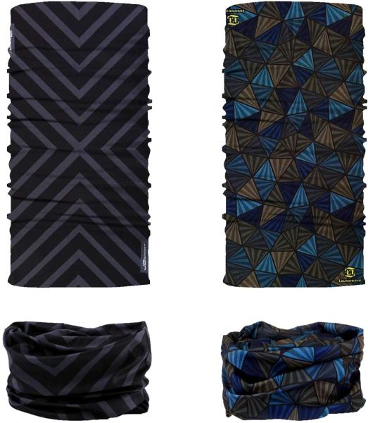 Women Outfit Print Headbands Skeleton Neck Tube Bandanas
