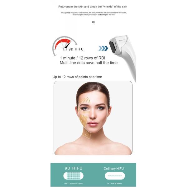 Portable HIFU Beauty Machine Simultaneous Control / Independent Control