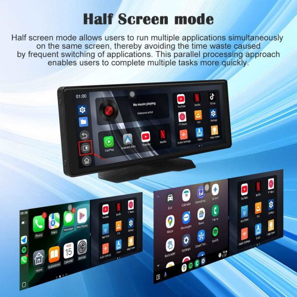 11.4 Inch Android 15 Car Stereo Touchscreen Radio With Google Play Streaming Apps