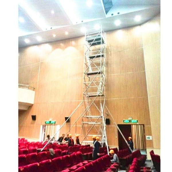 Mobile Aluminium Scaffold Towers 1.8mm 3.2mm Thickness For Outdoor Building Construction