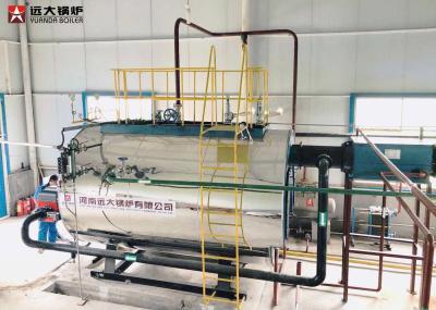Natural Gas Steam Boiler Fired Fire Tube Steam Boiler 1 Ton - 20 Ton Capacity