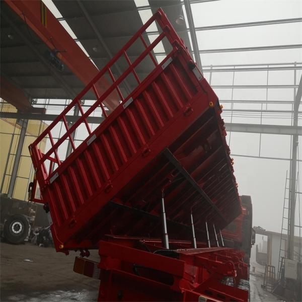 40Ton Rear Tipping Semi-Trailer with Mechanical Suspension and Steel Material