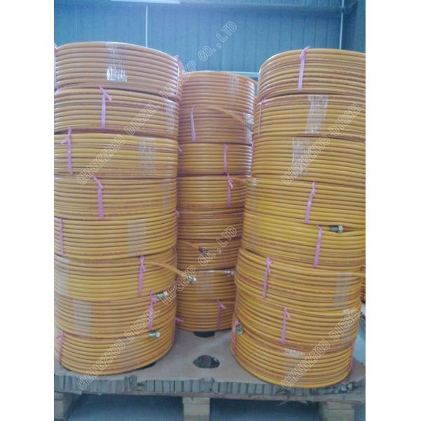 8.5MM Agricultura pulverizador Peças pulverizador mangueira tubo de nylon trançado tubo de alta pressão com bocal de cobre