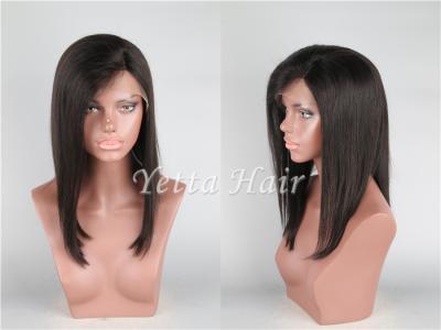 12 - 36 perucas reais indianas de seda do cabelo de Vrgin da parte dianteira do laço nenhum produto químico nenhuma fibra