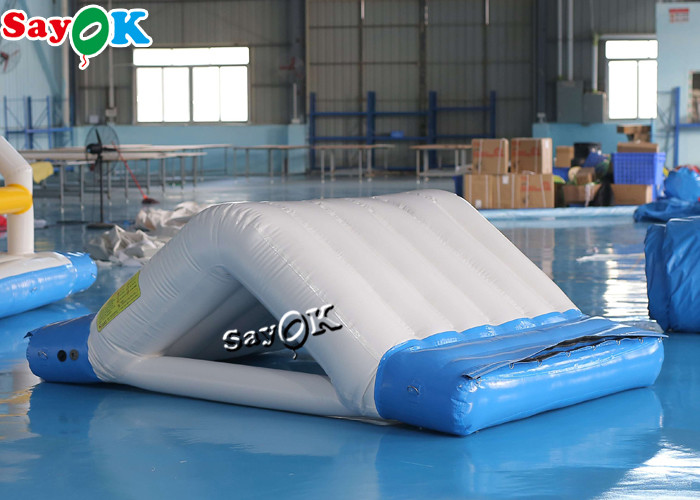 водные горки белой раздувной игры игрушек воды 3x2x1mH двойные