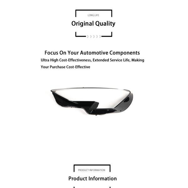 Demillon 2021-2024 for Audi A3 Front Headlight Cover Rear Shell Base Headlight Lens Automotive Accessories