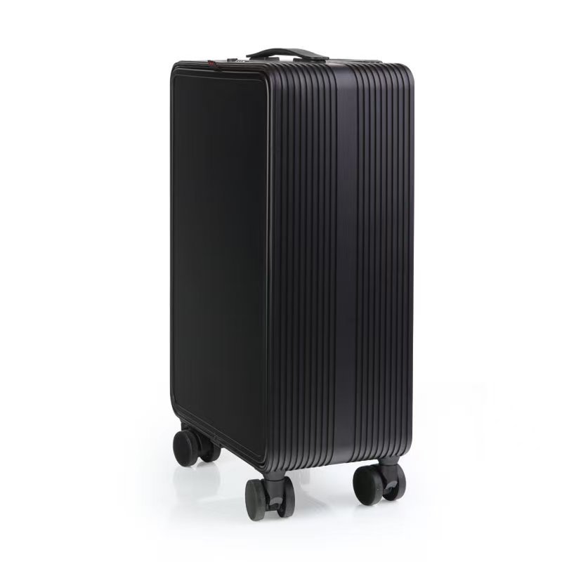 Unique Features Aluminum Luxury  Luggage Front Open Carts Large Carry-ons Cabin Trolley Suitcase Luggage