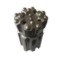 Cara cóncava de alta velocidad del pedazo de botón del hilo de la perforación T45 102m m para el heavy