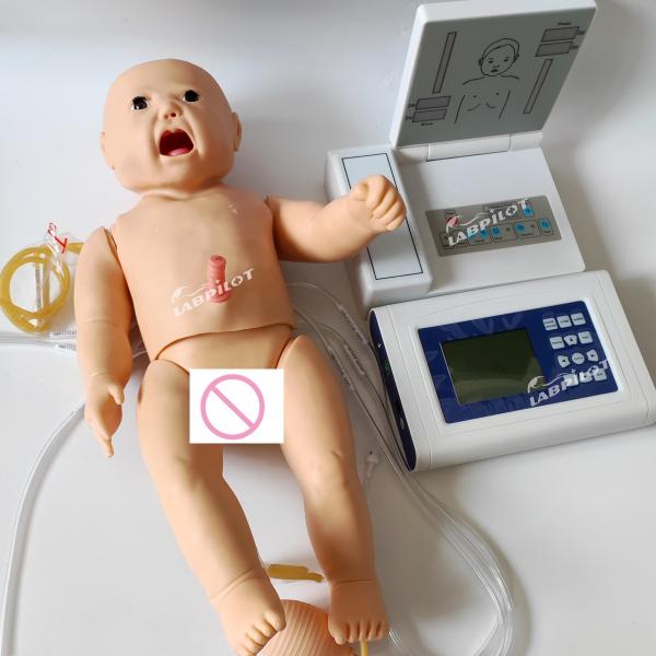 Realistic Skin Simulation PALS Newborn Baby Manikin for Auscultation and ECG Training