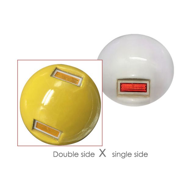 Ceramic Road Stud with Double Common Reflector and 20tons+ Anti-corrosion for Highway Safety