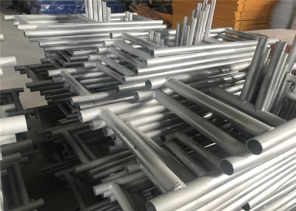 Chain Link Construction Fencing Panels 6'x10'/9.5' Mesh 2.25x2.25 diameter 3.00mm Hot dipped Galvanized