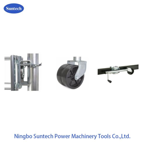 Anti Corrosion Galvanized 1500lbs Two Wheel Trailer Jack