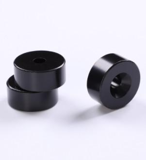 Black Epoxy Coating Ring NdFeB Magnets Customized Super Strong Magnetic Ring