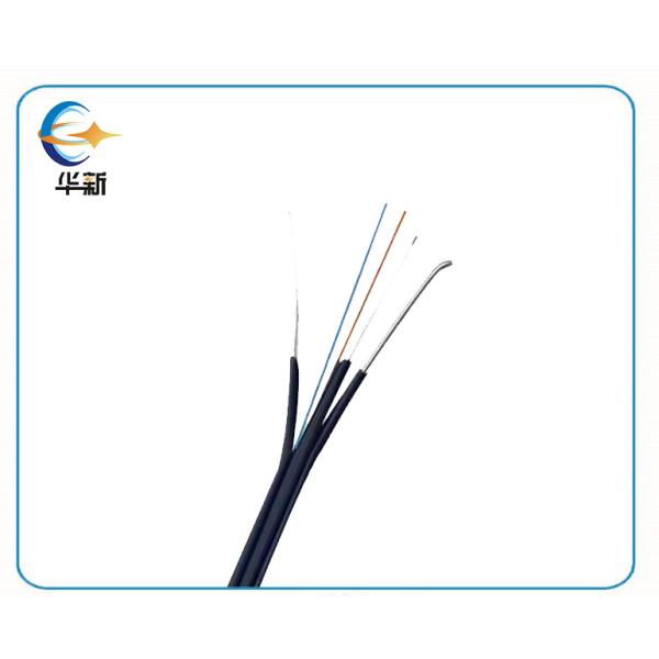 1 2 4 6 8 Core FTTH Fiber Optic Cable Communication Cable Indoor Outdoor Single Mode Drop Cable Ftth