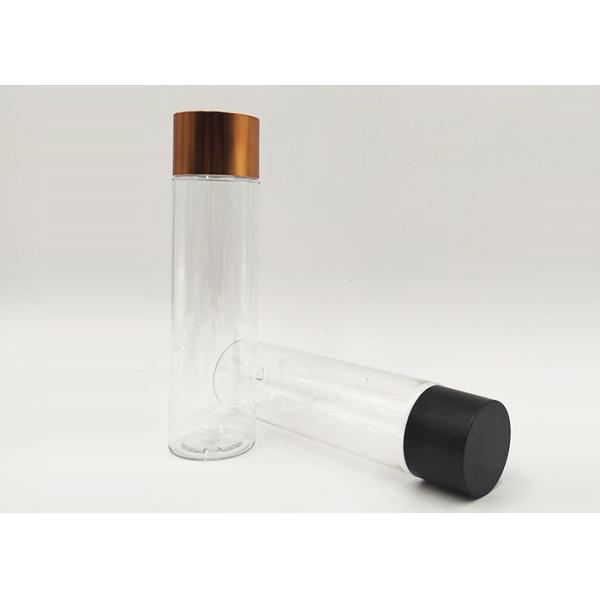 Transparent Plastic PET Cosmetic Bottle Packaging For Face Toner