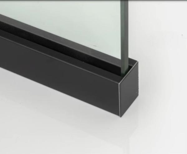 Stainless Steel Shower Glass U Channel Rustproof Shower Screen Wall Channel