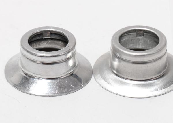 Professional deep draw stamping of aluminium sheet metal for perfume bottle cap