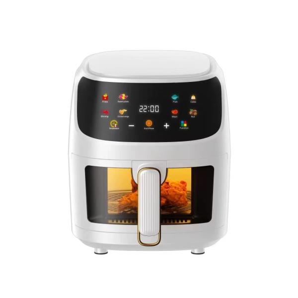 Intelligence Digital Electric Air Fryer with 8L Capacity and Stainless Steel Material