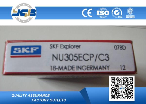 NU305ECP C3 25 x 62 x 17 MM Bearing Roller Cylindrical For Internal Combustion Engine