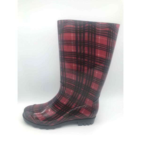 Bottes de pluie sur mesure pour femmes en semelle non glissante pour femmes en semelle haute imperméable