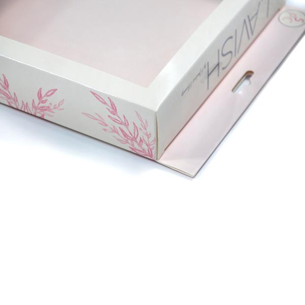 DIY Kraft Custom Paper Packaging Box With Window Personalized Product Packaging