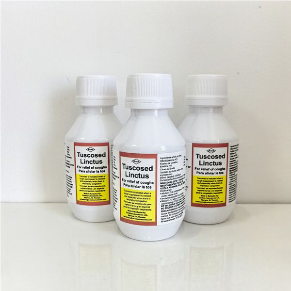Empty 125ml Tuscosed Linctus Bottle