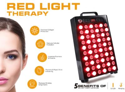 Dispositivo leve vermelho portátil da terapia do OEM 850nm 300w antienvelhecimento