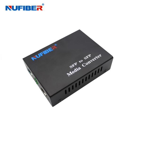 Fiber Media Converter Single Mode to Multimode 1310nm to 850nm SFP to SFP Media Converter
