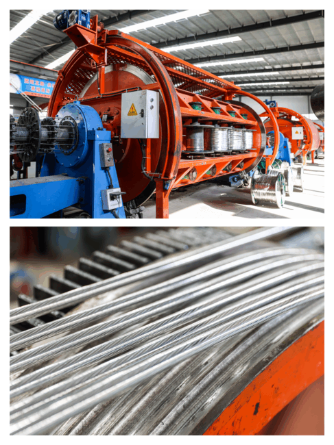 High Voltage Bare Aluminum Conductor AAAC AAC ACSR For Power Transmission Lines