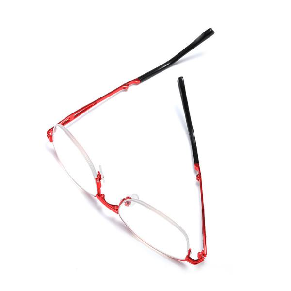 Red Classic Fashion Reading Glasses BSCI Folding Reading Glasses Anti Blue