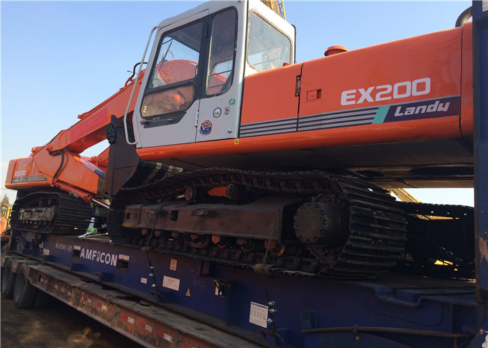 6 цилиндров Подержанное оборудование для землеустройства Hitachi Ex200 - 1 оригинальное турбо