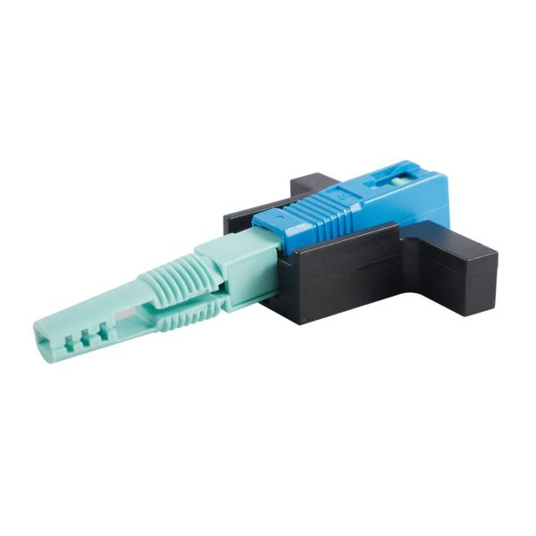 Conector do Sc da fibra ótica do conector de Ffiber do azul do CE ROHS 0.9mm 2.0mm 3.0mm