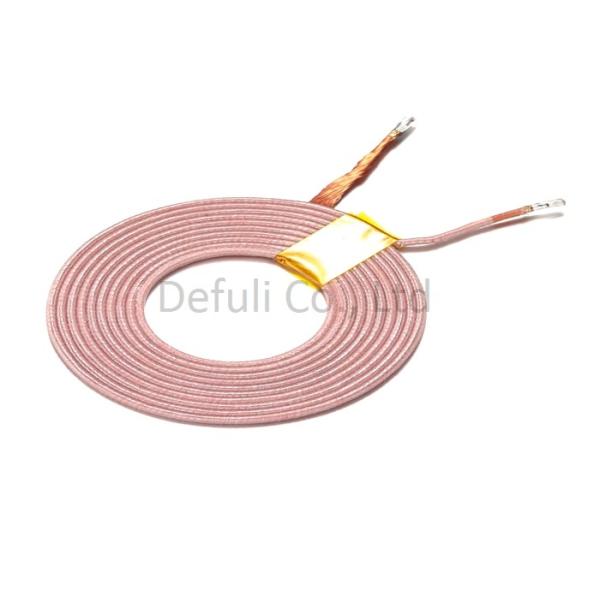 Smart Phone Charger Qi Wireless Receiver Coil 100Khz/1V With 20.5MM ID