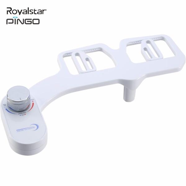 Floor Mounted Installation Home Bidet Attachment With Dual Nozzles Washing