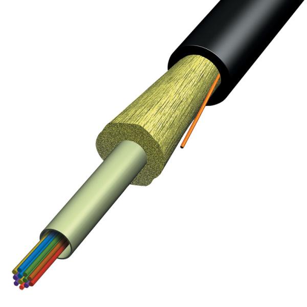 G657A G652D ADSS Fiber Self Supporting Aerial Telephone Cable  6 Core