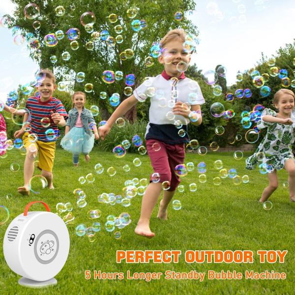 Other Educational Toys Fully Automatic 360 Degree Rotation Outdoor Circular Bubble Machine