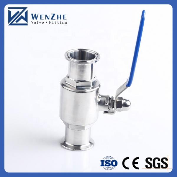 1''-8'' Standard Stainless Steel Ss 304 316 Sanitary Tri-Clamp Ball Valve with Design