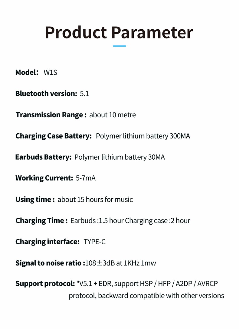 наушники с коробкой обязанности, 150 часов 300mAh беспроводные Bluetooth ядрового отменяя Earbuds